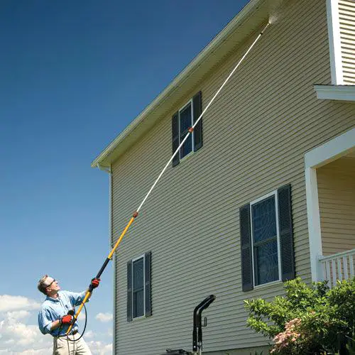 24ft Pressure Washing Telescopic Pole Extendable & Gutter Cleaning Tool 